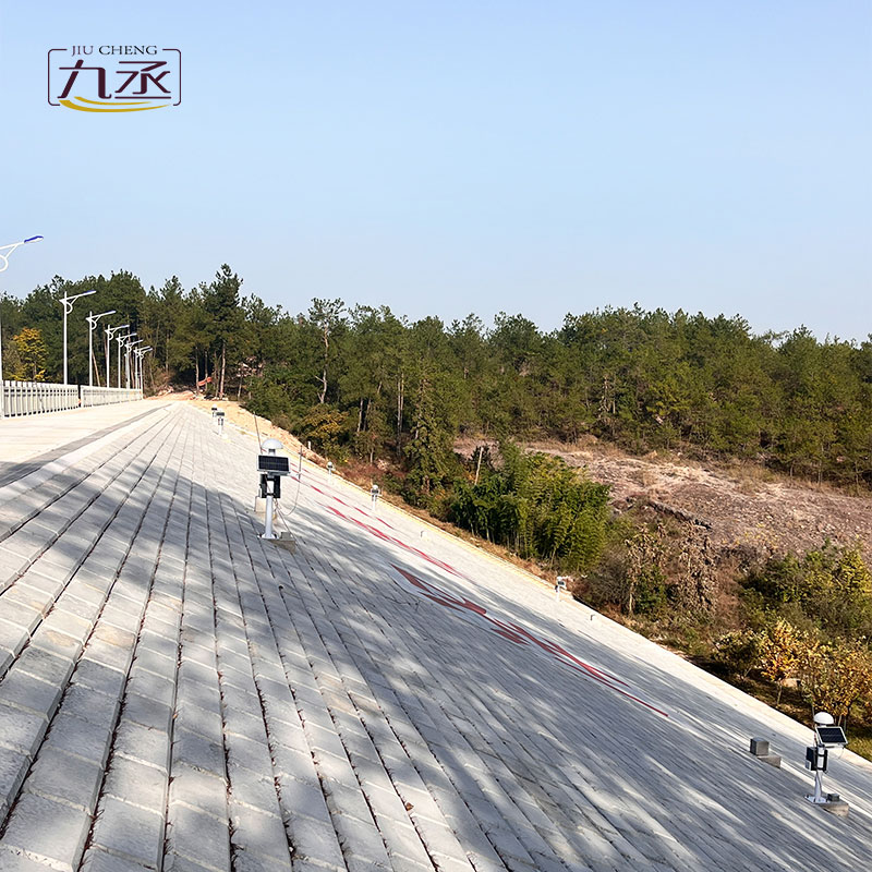 永康市唐先鎮石湖口村大壩位移監測站安裝